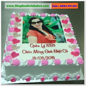 Bánh Sinh Nhật In Hình Ảnh - H694